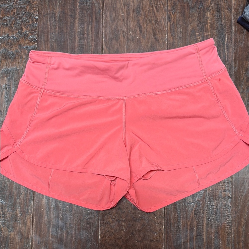 Lululemon Athletica Pink Athletic Shorts Lightweight Performance